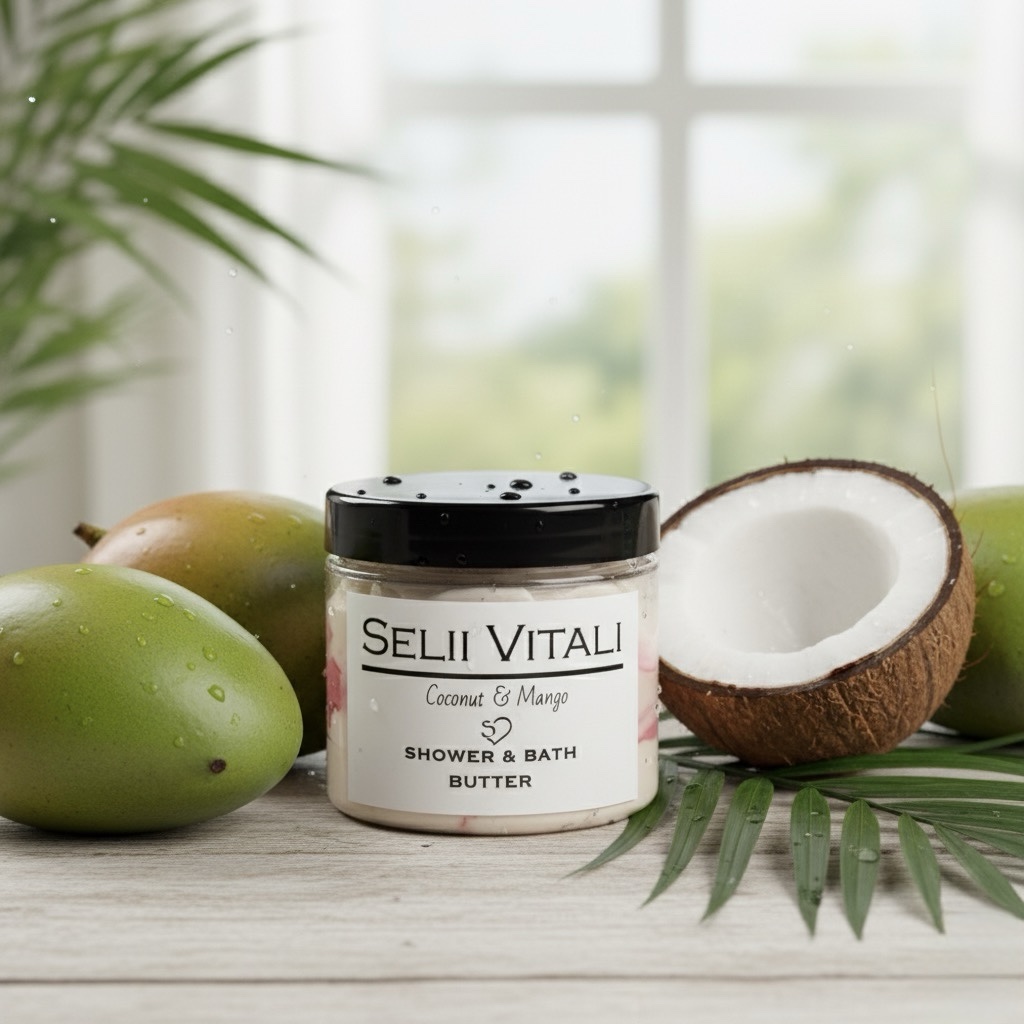 Coconut & Mango - Shower & Bath Butter - Image 2